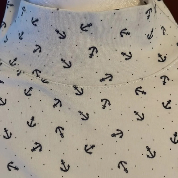 Ashley Anchor Short Sleeve Top Size Small (sm) - Picture 2 of 7